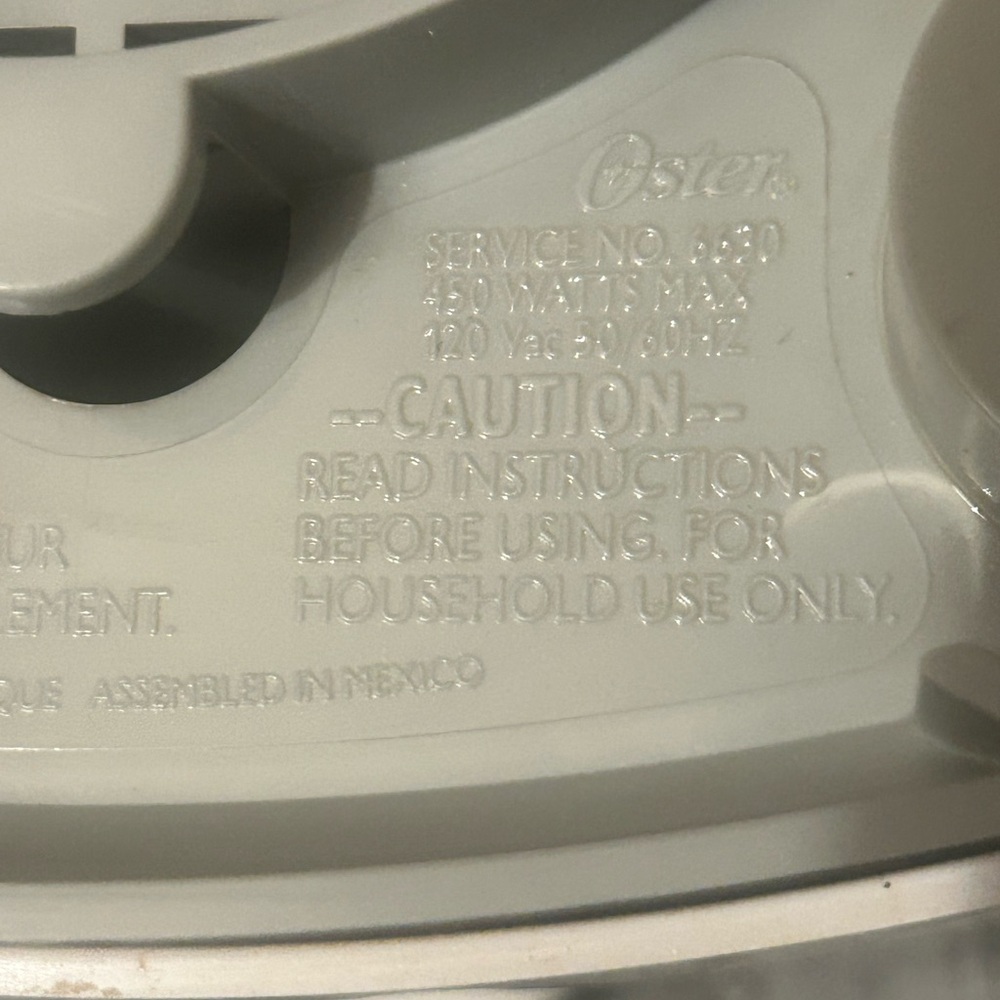 Oster Cream Blender with Glass Jar - Picture 10 of 10